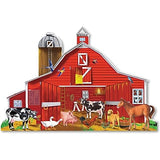 Melissa And Doug Farm Friends Jumbo Floor Puzzle 32pc