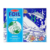 Melissa and Doug Foil Coloring Pad Animals Toy