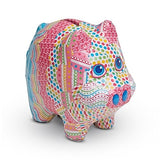Melissa & Doug Decoupage Made Easy Piggy Bank Paper Mache Craft Kit With Stickers