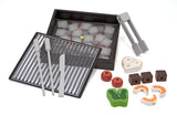 Melissa & Doug Wooden Grill Slice and Sort Play Set (18 pcs)