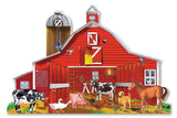 Melissa And Doug Farm Friends Jumbo Floor Puzzle 32pc