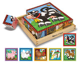 Melissa and Doug Kids Toy, Farm Cube Puzzle