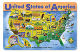 Melissa and Doug Kids Toy, U.s.a. Map Puzzle