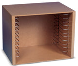 Melissa & Doug Natural Wood Puzzle Storage Case (Holds 12 Puzzles)