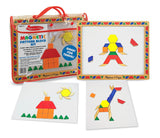 Melissa & Doug Deluxe Magnetic Pattern Blocks Set