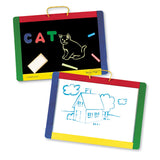 Melissa and Doug Kids Toy, Magnetic Chalkboard and Dry-Erase Board