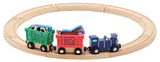 Melissa & Doug Farm Animal Wooden Train Set (12+pc)