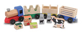Toddler Melissa & Doug Wooden Farm Train