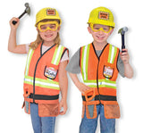 Melissa & Doug Kids Costume, Construction Worker Dress Up Set