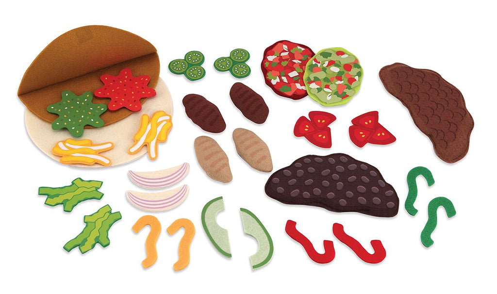 Melissa & Doug Felt Food - Taco & Burrito Set