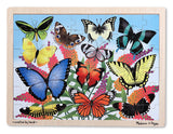 Melissa & Doug Butterfly Garden Wooden Jigsaw Puzzle (48 Pieces)