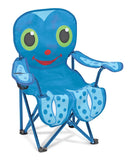 Melissa & Doug Sunny Patch Flex Octopus Folding Beach Chair with Carrying Case