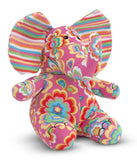 Melissa & Doug Sally Elephant - Patterned Pal Stuffed Animal