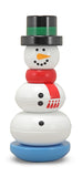 Melissa & Doug Snowman Stacker Wooden Toddler Toy (8pc)