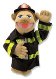Melissa & Doug Firefighter Puppet With Detachable Wooden Rod