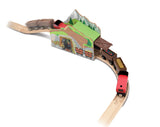 Melissa & Doug Magic Mine Train Tunnel Wooden Train Accessory Set With Sound Effects (5pc)