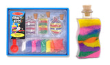 Melissa & Doug Sand Art Bottles Craft Kit: 3 Bottles, 6 Bags of Colored Sand, Design Tool
