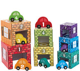 Melissa and Doug Kids' Nesting & Sorting Garages & Cars Toy