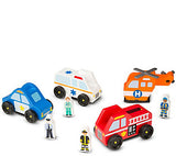 Melissa & Doug Emergency Vehicle Set