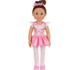 Melissa & Doug Victoria 14-Inch Poseable Ballerina Doll With Leotard and Tutu