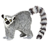 Melissa & Doug Standing Lifelike Plush Lemur Stuffed Animal (15.5 x 14.5 x 9 inches)