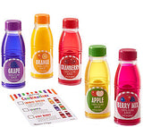Melissa & Doug Tip & Sip Toy Juice Bottles and Activity Card (6pc)