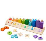 Toddler Melissa & Doug Counting Shape Stacker