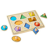 Melissa and Doug Kids Toy, Large Shapes Jumbo Knob Puzzle