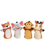 Melissa and Doug Kids' Zoo Friends Hand Puppets Set