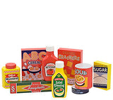 Melissa and Doug Toy, Wooden Pantry Products Set