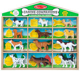 Melissa & Doug Canine Companions Pretend Play Figures - 12 Collectible Dog Breeds