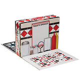 Melissa & Doug Order Up! Diner Play Set with Play Food (53pc) - Be Cook, Server, or Customer