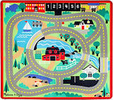 Melissa and Doug Kids' Round the Town Road Rug Playmat