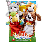 Melissa & Doug Playful Pets Hand Puppets (Set of 4)