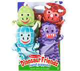 Melissa & Doug Dinosaur Friends Hand Puppets (Set of 4)