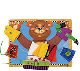 Melissa & Doug Basic Skills Board and Puzzle - Wooden Educational Toy