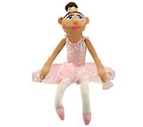 Melissa & Doug Ballerina Puppet - Full-Body With Detachable Wooden Rod for Animated Gestures