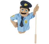 Melissa & Doug Police Officer Puppet With Detachable Wooden Rod