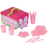 Melissa & Doug Girls' Cutie Pie Butterfly Picnic Set