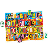 Melissa & Doug Jumbo ABC Wooden Chunky Puzzle (26pc)