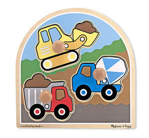 Melissa & Doug Construction Site - Jumbo Knob 3395