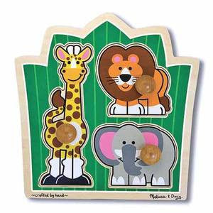 Melissa & Doug Jungle Friends (Safari) Jumbo Knob 3375
