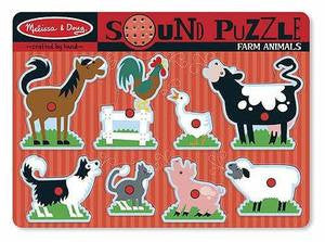 Melissa & Doug Farm Animals Sound Puzzle