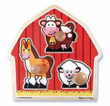 Melissa & Doug Barnyard Animals Jumbo Knob 2054