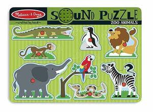 Melissa & Doug Zoo Animals Sound Puzzle