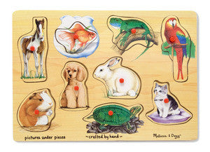 Melissa & Doug Pets Peg Puzzle