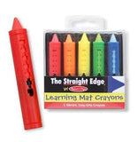 Melissa & Doug Learning Mat Crayons (5 colors) 4279