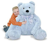 Melissa & Doug Jumbo Blue Teddy Bear 3983