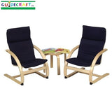 Guidecraft Classroom Furniture - Kiddie Rocker Chair Set, Blue G6406