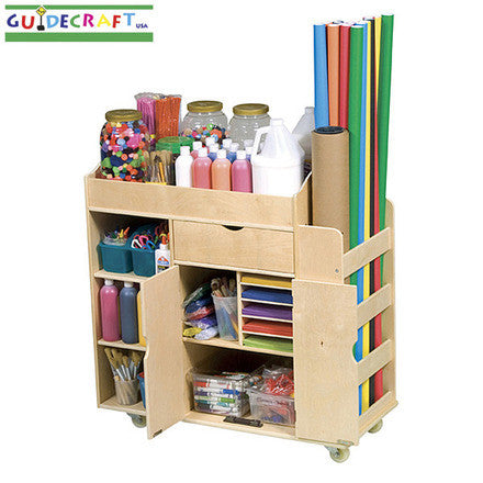 Guidecraft Classroom Furniture - Art Activity Cart G98202-1